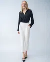 Adrienne Landau Platinum Pant In White