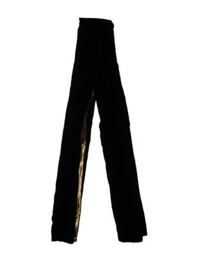 Pre-owned Adrienne Landau Scarf In Black