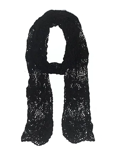 Pre-owned Adrienne Landau Scarf In Black