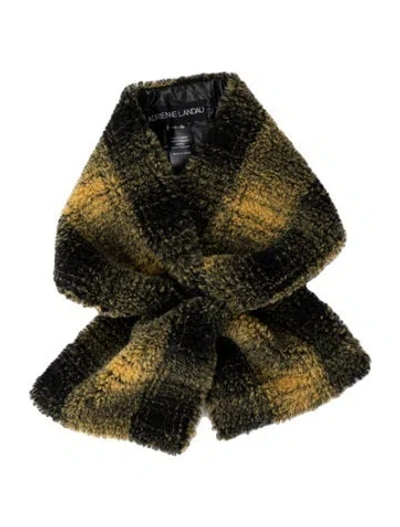 Pre-owned Adrienne Landau Scarf In Multi