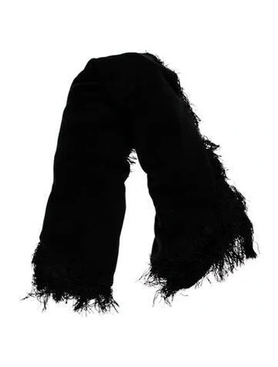 Pre-owned Adrienne Landau Shawl In Black