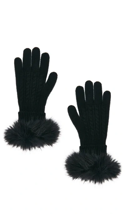 Adrienne Landau The Cashmere Glove In Green