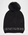ADRIENNE LANDAU THE ESTIE KNIT BEANIE