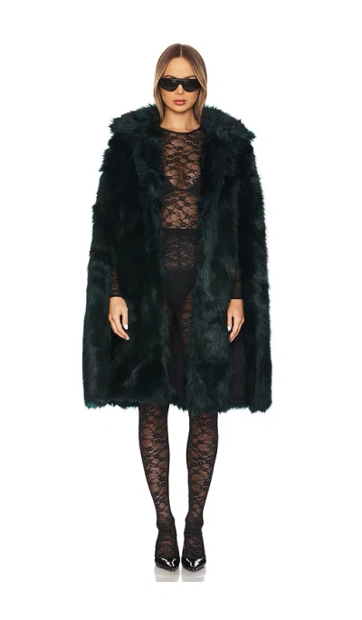 Adrienne Landau The Naomi Faux Fur Coat In Bear Grass
