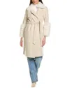 Adrienne Landau Wool Coat In White