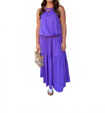 Adrienne Lucy Maxi Skirt In Purple