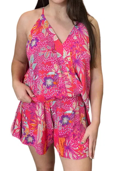 Adrienne Lulu Shorts In Jungle Party In Multi