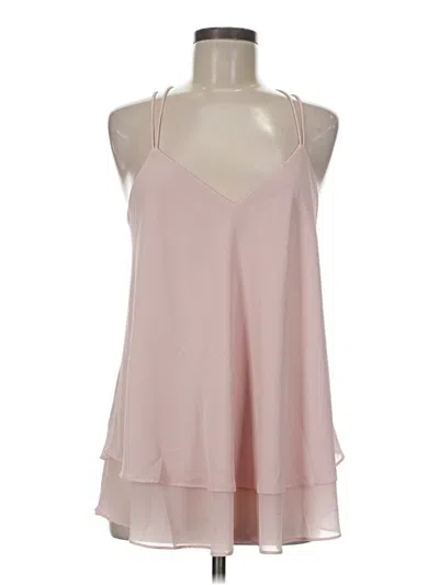 Pre-owned Adrienne Sleeveless Blouse In Pink