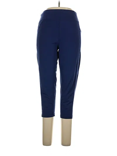 Pre-owned Adrienne Vittadini Active Pants In Blue