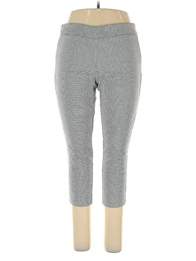 Pre-owned Adrienne Vittadini Active Pants In Gray
