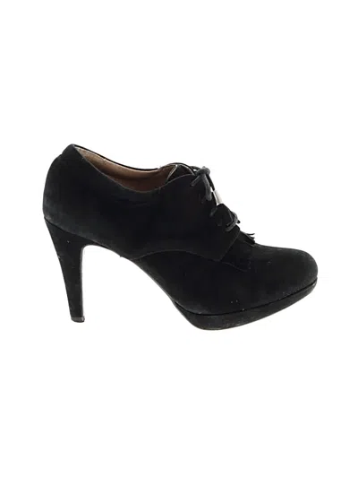 Pre-owned Adrienne Vittadini Ankle Boots In Black