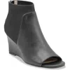 Adrienne Vittadini Aria Wedge Sandal In Black Knit