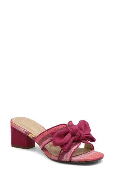 Adrienne Vittadini Arnoldo Slide Sandal In Sorbet