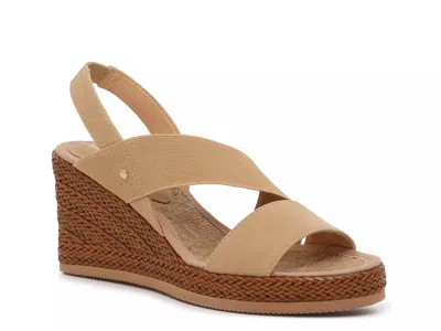 Adrienne Vittadini Bandelle Wedge Sandal In Brown