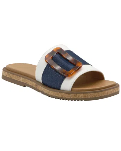 Adrienne Vittadini Birdie Sandal In Blue