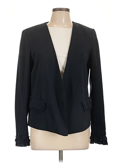Pre-owned Adrienne Vittadini Blazer Jacket In Black