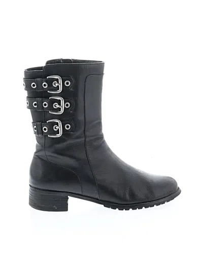 Pre-owned Adrienne Vittadini Boots In Black