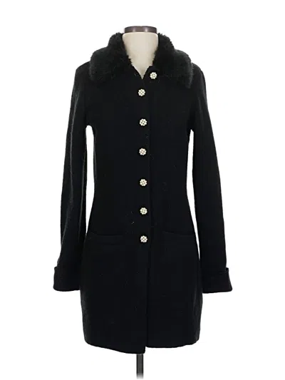 Pre-owned Adrienne Vittadini Cardigan Sweater In Black