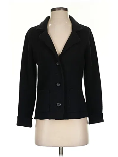 Pre-owned Adrienne Vittadini Cardigan Sweater In Black