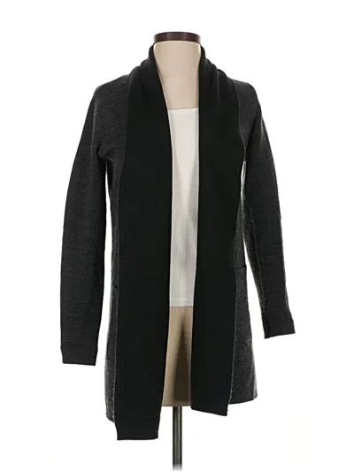 Pre-owned Adrienne Vittadini Cardigan Sweater In Black