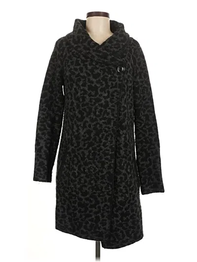 Pre-owned Adrienne Vittadini Cardigan Sweater In Black