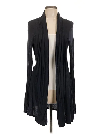 Pre-owned Adrienne Vittadini Cardigan Sweater In Black