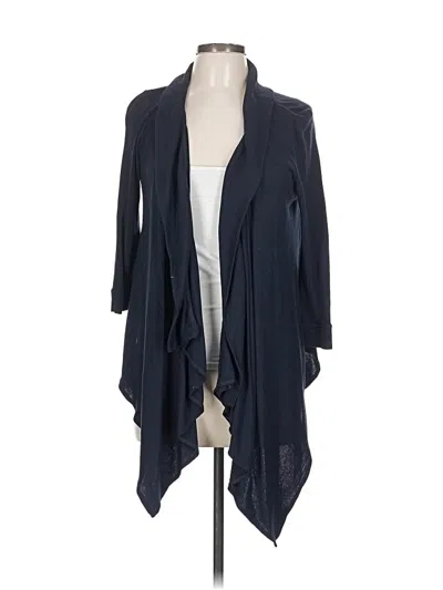 Pre-owned Adrienne Vittadini Cardigan Sweater In Blue