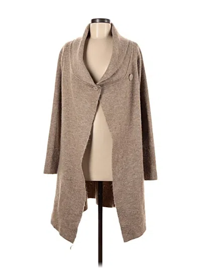 Pre-owned Adrienne Vittadini Cardigan Sweater In Brown