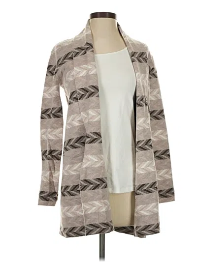 Pre-owned Adrienne Vittadini Cardigan Sweater In Brown