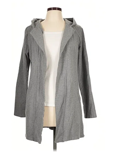 Pre-owned Adrienne Vittadini Cardigan Sweater In Gray