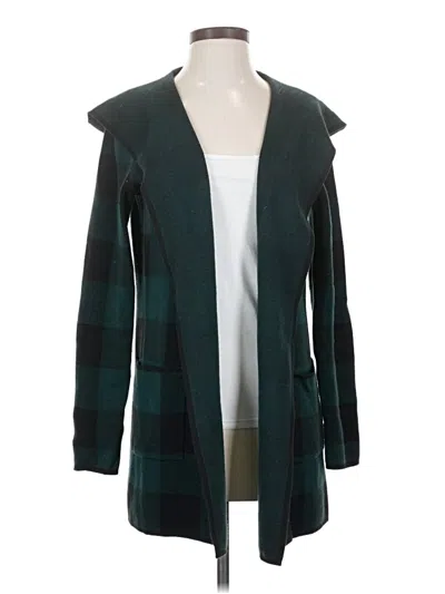 Pre-owned Adrienne Vittadini Cardigan Sweater In Green