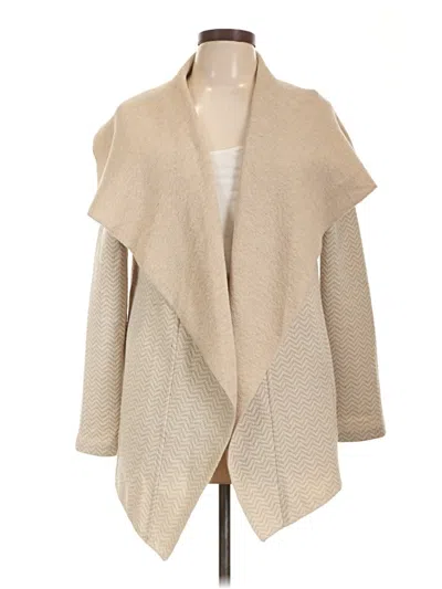 Pre-owned Adrienne Vittadini Cardigan Sweater In Tan