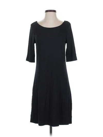 Pre-owned Adrienne Vittadini Casual Dress In Black