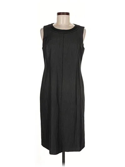 Pre-owned Adrienne Vittadini Casual Dress In Black