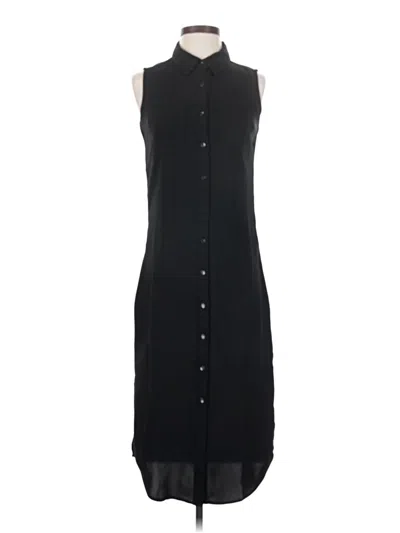 Pre-owned Adrienne Vittadini Casual Dress In Black