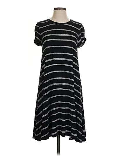 Pre-owned Adrienne Vittadini Casual Dress In Black
