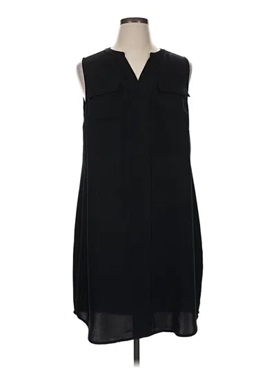 Pre-owned Adrienne Vittadini Casual Dress In Black