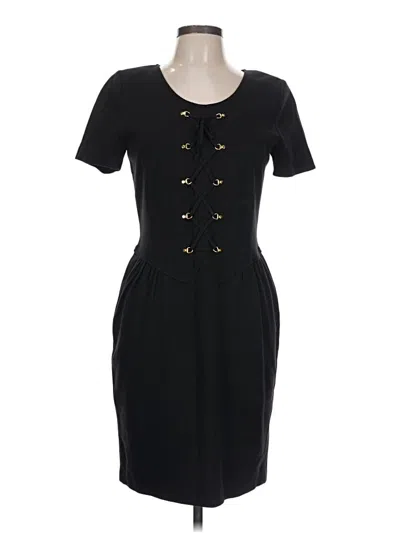 Pre-owned Adrienne Vittadini Casual Dress In Black