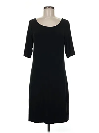 Pre-owned Adrienne Vittadini Casual Dress In Black