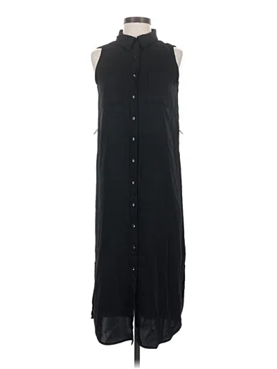 Pre-owned Adrienne Vittadini Casual Dress In Black