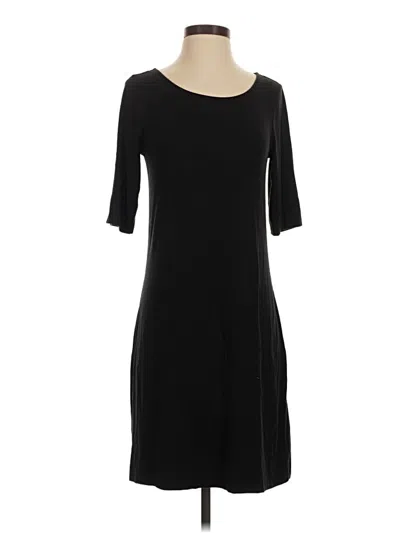 Pre-owned Adrienne Vittadini Casual Dress In Black