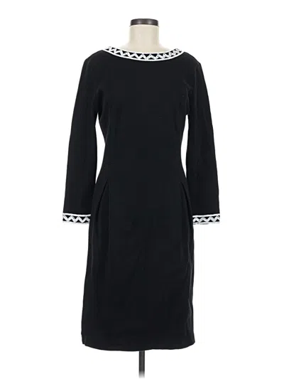 Pre-owned Adrienne Vittadini Casual Dress In Black