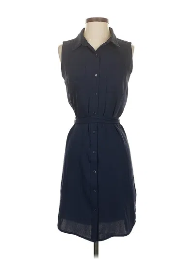 Pre-owned Adrienne Vittadini Casual Dress In Blue