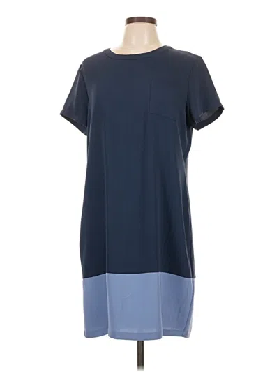 Pre-owned Adrienne Vittadini Casual Dress In Blue