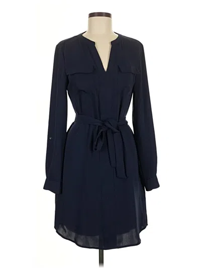 Pre-owned Adrienne Vittadini Casual Dress In Blue