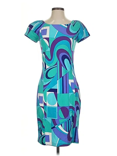 Pre-owned Adrienne Vittadini Casual Dress In Blue
