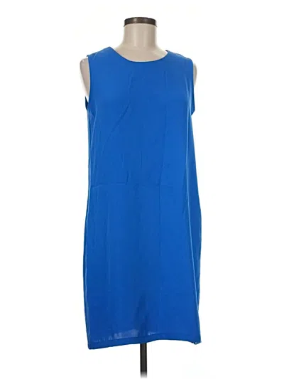 Pre-owned Adrienne Vittadini Casual Dress In Blue