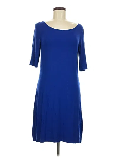 Pre-owned Adrienne Vittadini Casual Dress In Blue