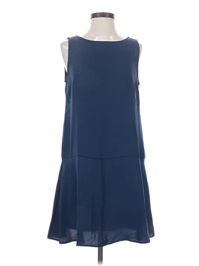 Pre-owned Adrienne Vittadini Casual Dress In Blue