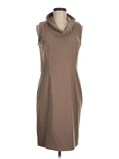 Pre-owned Adrienne Vittadini Casual Dress In Brown